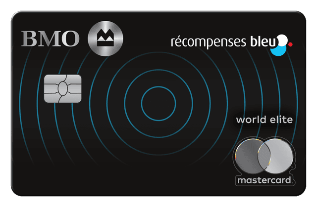 Carte Mastercardᴹᴰ BMO Récompenses Bleu World Eliteᴹᴰ