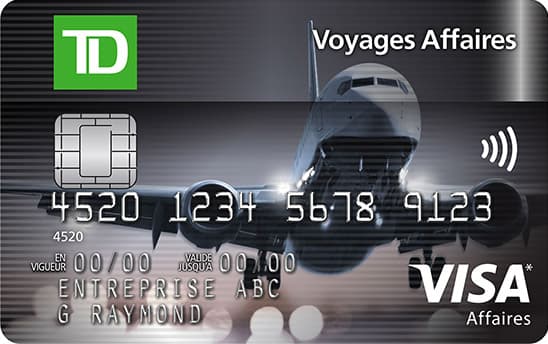 Carte Visa* TD Voyages Affaires